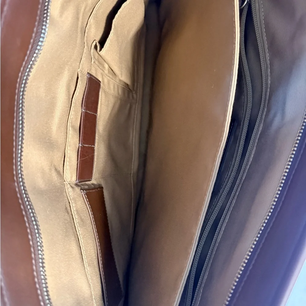 Coach Dark Brown Leather Men's Briefcase